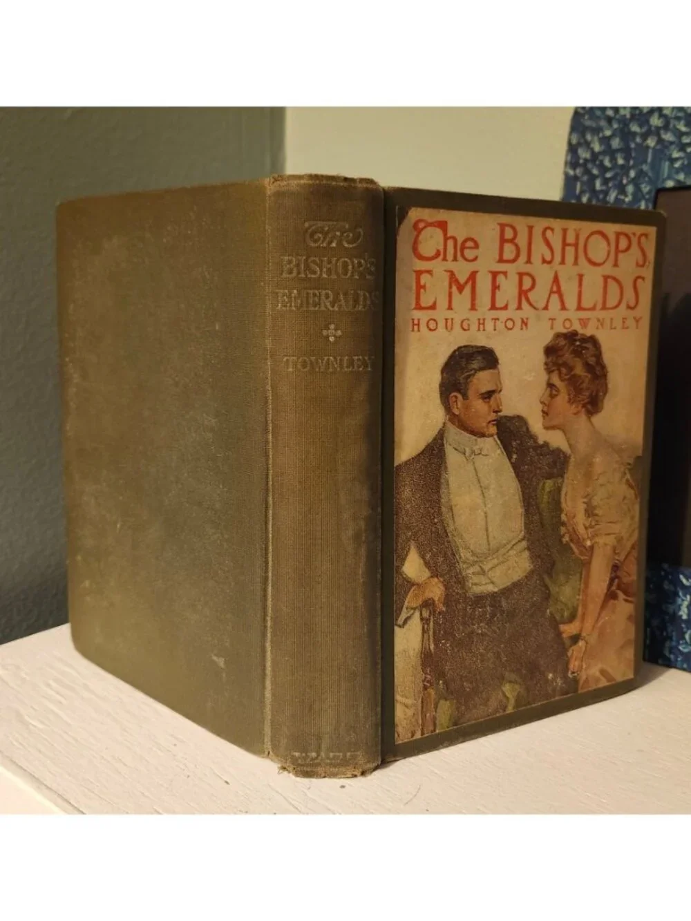 1908 The Bishops Emeralds Houghton Townley Antique Hardcover Book